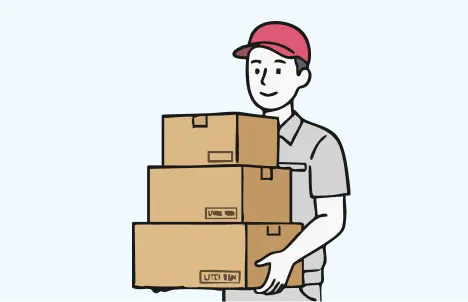 引越し業者様のイラスト