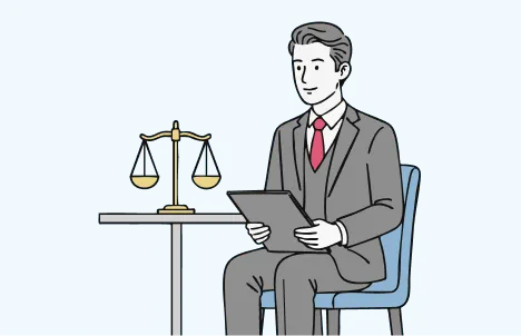 弁護士・司法書士の皆様のイラスト
